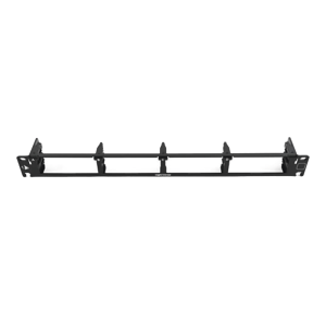 Fiber, Panel, Lightverse Combo, Rack Mount, 1U, Fixed Access, Empty, 4 Openings, Black, Shielded Flat Without Wire Manager