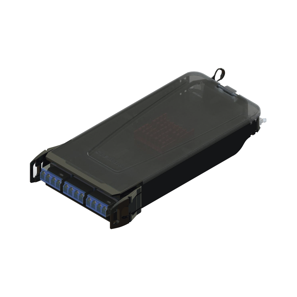 Cassette para Empalme (Fusi?n) LightVerse, Hasta 12 Fibras, Conectores LC/UPC Shuttered, para Fibra Monomodo, 900um, 1 Metro (3.28 Pies)