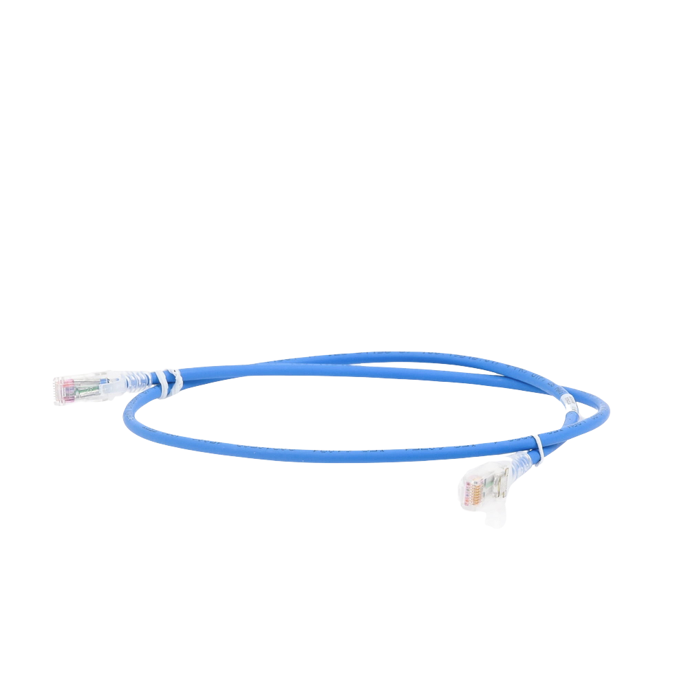 Patch Cord MC5 Modular Cat5e UTP, CM/LS0H, 2.13 Metros (7 Pies), Color Azul, Versi?n Bulk (Sin Empaque Individual) - Image 2