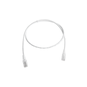 Patch Cord MC6 Modular Cat5e UTP, CM/LS0H, 3.05 Metros (10 Pies), Color Blanco, Versi?n Bulk (Sin Empaque Individual)