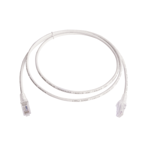 Patch Cord MC6 Modular Cat6 UTP, CM/LS0H, 1.52 Metros (5 Pies), Color Blanco, Versi?n Bulk (Sin Empaque Individual)
