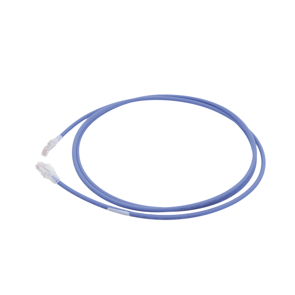 Patch Cord MC6 Modular Cat6 UTP, CM/LS0H, 2.13 Metros (7 Pies), Color Azul - Image 2
