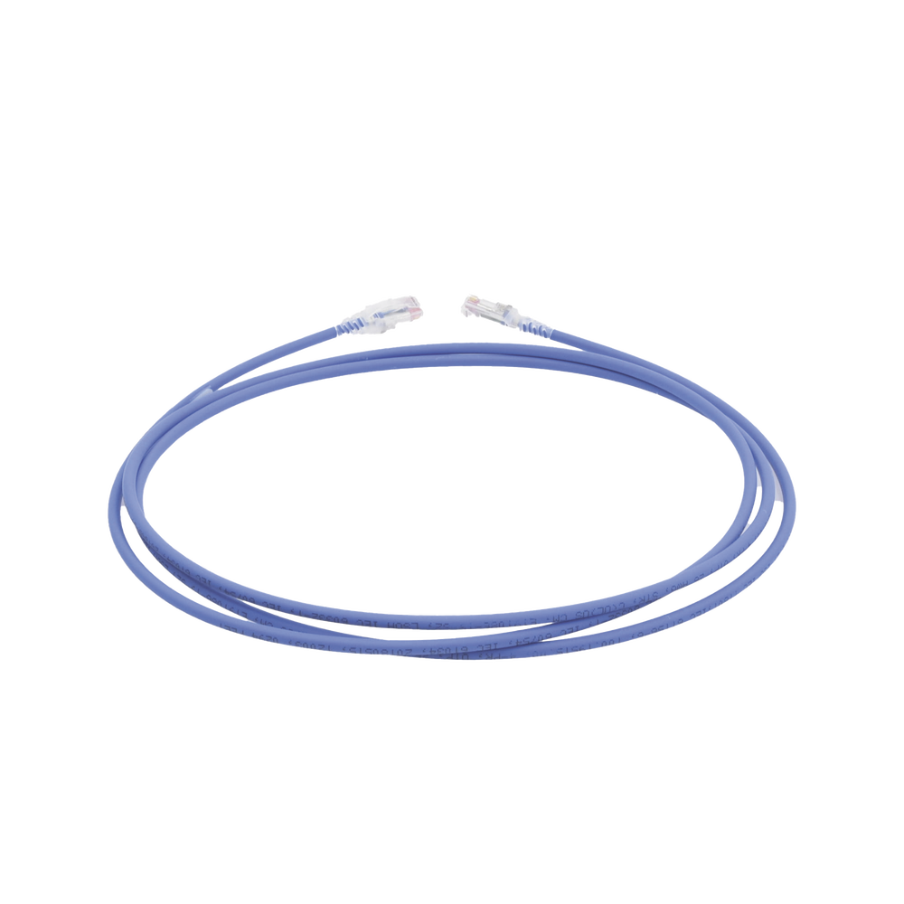 Patch Cord MC6 Modular Cat6 UTP, CM/LS0H, 2.13 Metros (7 Pies), Color Azul - Image 3