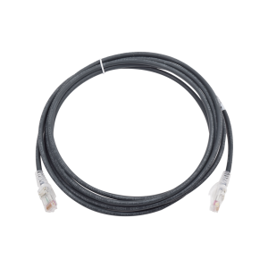 Patch Cord MC6 Modular Cat6 UTP, CM/LS0H, 3.05 Metros (10 Pies), Color Negro, Versi?n Bulk (Sin Empaque Individual)
