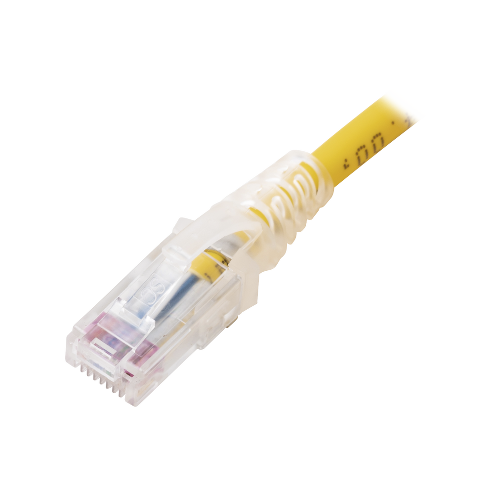 Patch Cord MC6 Modular Cat6 UTP, CM/LS0H, 3.05 Metros (10 Pies), Color Amarillo - Image 2
