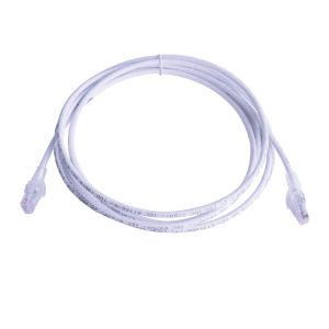 Patch Cord MC6 Modular Cat6 UTP, CM/LS0H, 4.57 Metros (15 Pies), Color Blanco