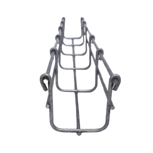 Charola Bimetálica Tipo Malla 66/50 mm, Ideal Para Utilizarse al Exterior o Zonas Húmedas, Hasta 53 Cables Cat6, Tramo de 3 Metros