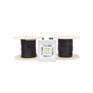 MICALERT Cable Sensor para Paredes, Rejas Rigidas o barandales / 2 zonas de 305 metros / 610 Metros de Protección Total/Tarjeta LPU400/Calibración via software