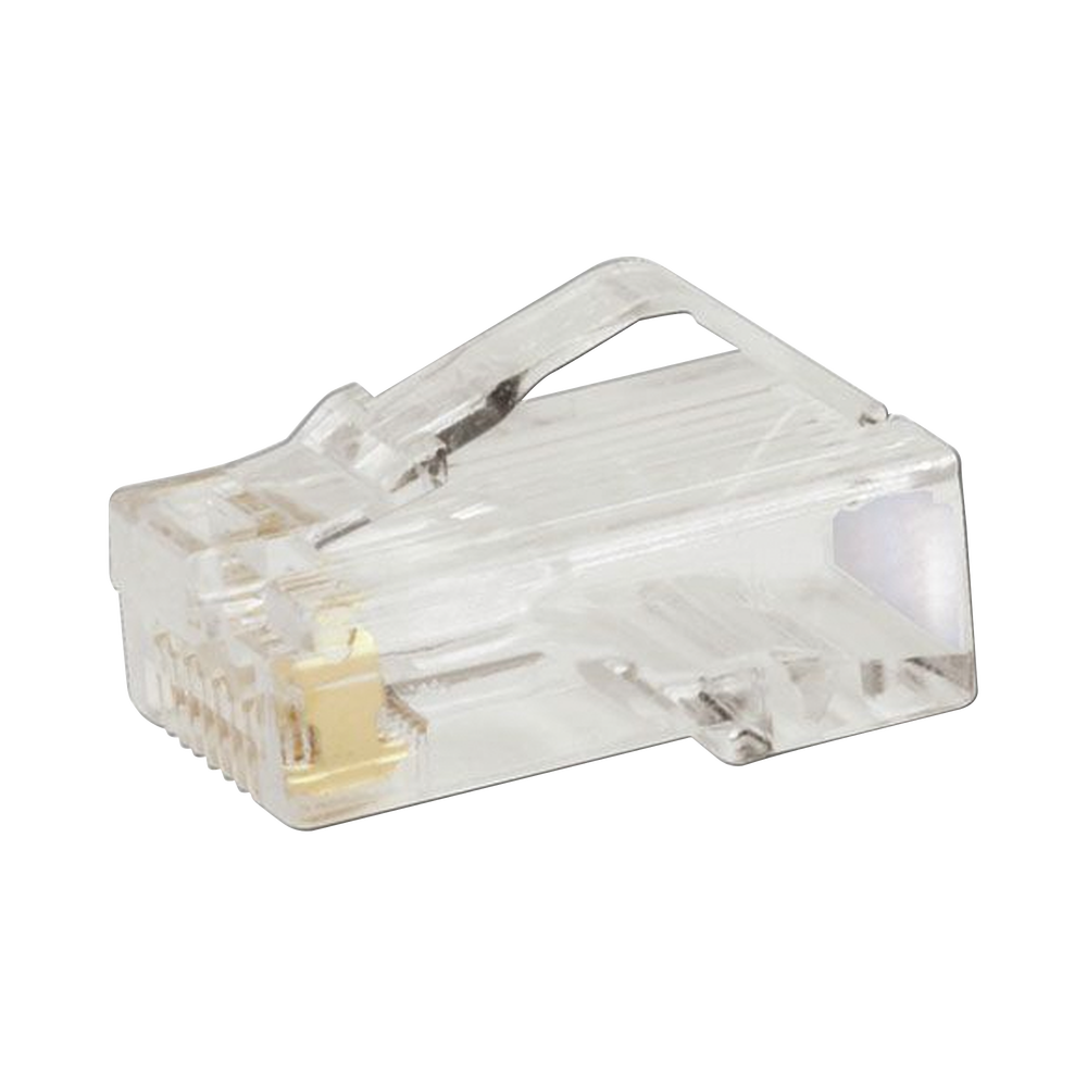 Plug RJ45 Cat5e, Para Cable UTP de Calibres 24-26 AWG, Chapado en Oro de 50 Micras, Paquete de 50 Piezas - Image 5