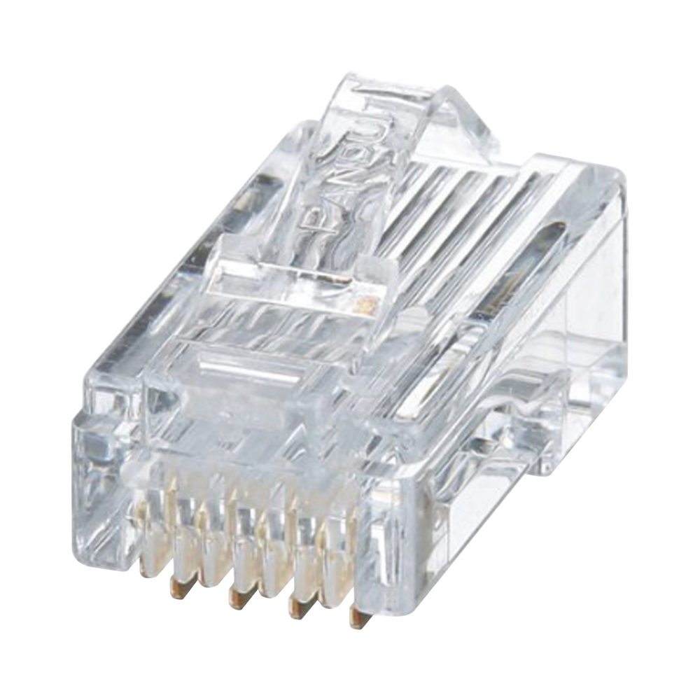 Plug RJ45 Cat5e, Para Cable UTP de Calibres 24-26 AWG, Chapado en Oro de 50 Micras, Paquete de 50 Piezas - Image 6