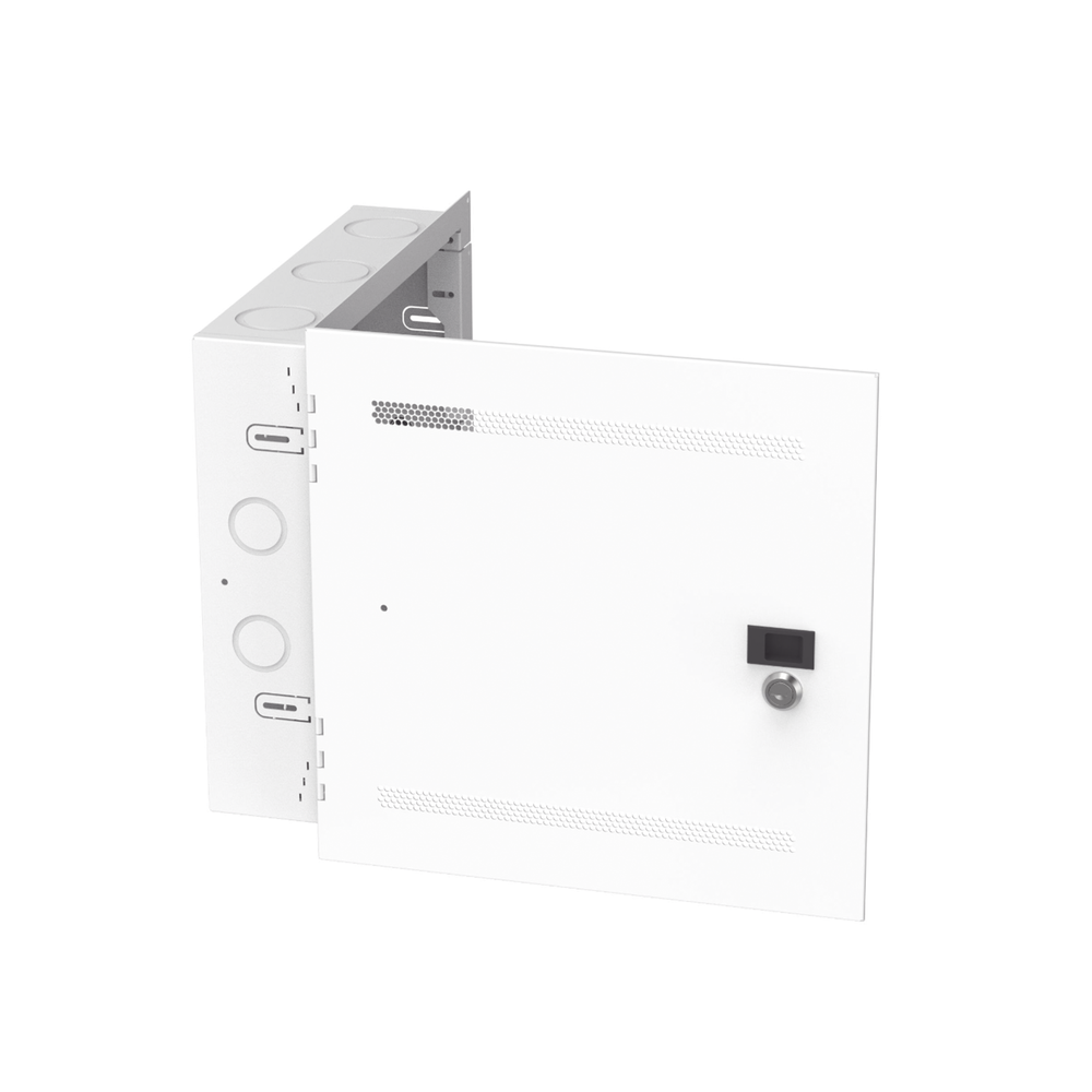 Gabinete Multipropósito de Montaje en Pared, de 14 in de Altura, Con Puerta Reversible, Fabricado en Acero, Color Blanco - Image 4