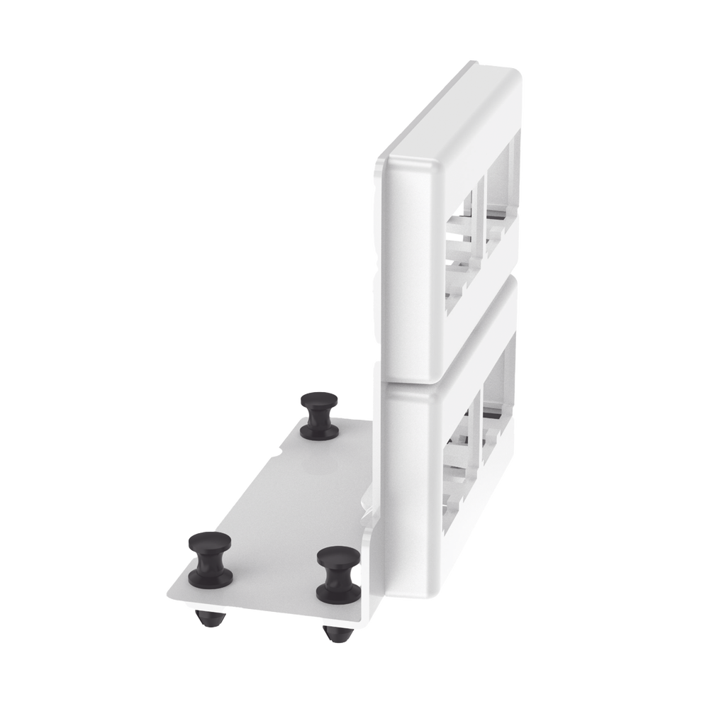 Patch Panel de 8 Puertos Mini-Com, Para Uso con Gabinetes Multipropósito, de Instalación a Presión, Color Blanco - Image 4