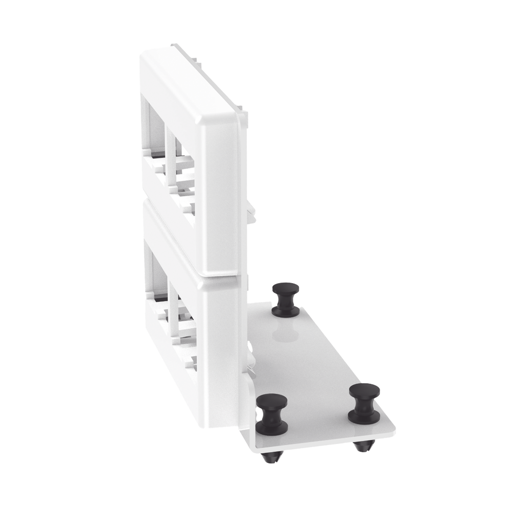 Patch Panel de 8 Puertos Mini-Com, Para Uso con Gabinetes Multipropósito, de Instalación a Presión, Color Blanco - Image 3