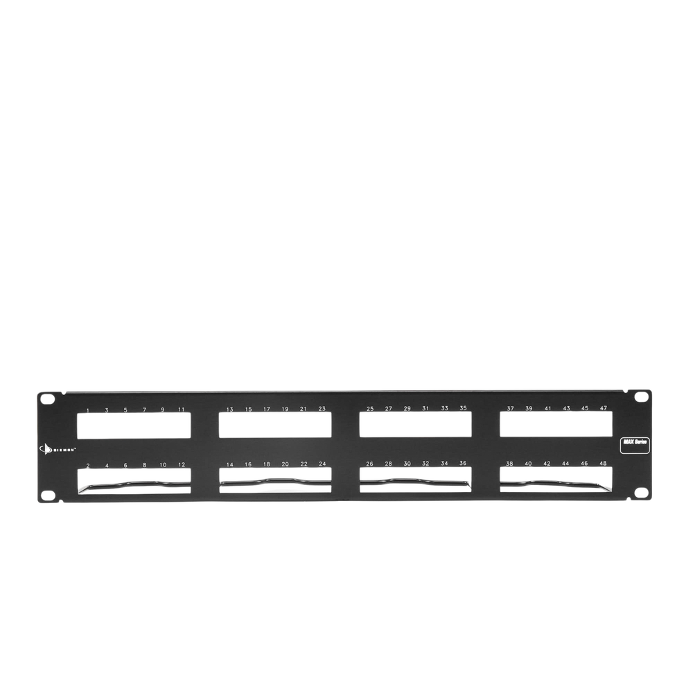 PATCH PANEL MAX VACIO ID VERTICAL UTP 48 PTOS PLANO 2U NEGRO - Image 3