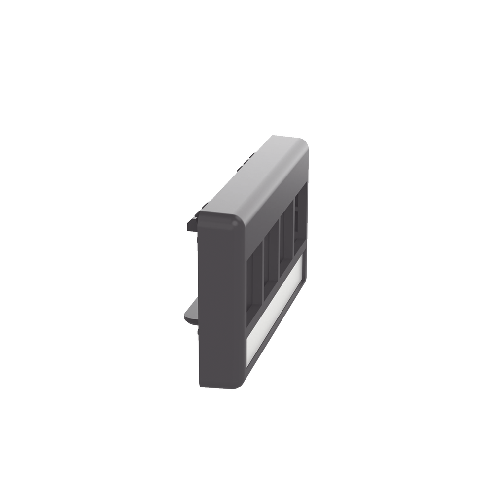 Placa de Mobiliario Modular Est?ndar, Salidas Para 4 Puertos Keystone, Color Negro - Image 3