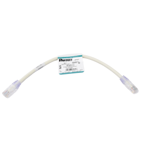 Cable de Parcheo UTP Categor?a 6, con Plug Modular en Cada Extremo - 0.3 Metros (1 Pie) - Blanco