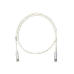 Cable de Parcheo UTP Categor?a 6, con Plug Modular en Cada Extremo - 4.3 Metros (14.11 Pies) - Blanco Mate