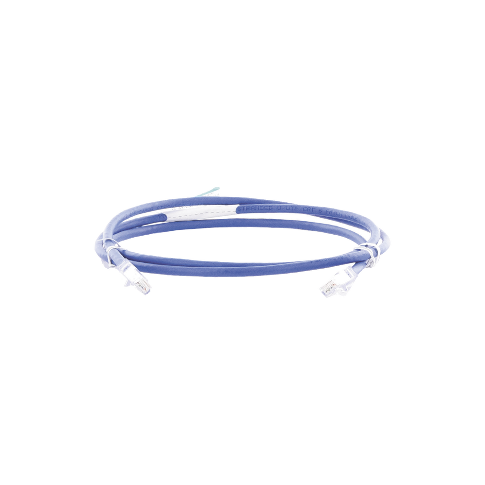 Cable de Parcheo UTP Categor?a 6, con Plug Modular en Cada Extremo - 1.5 Metros (4.92 Pies) - Azul