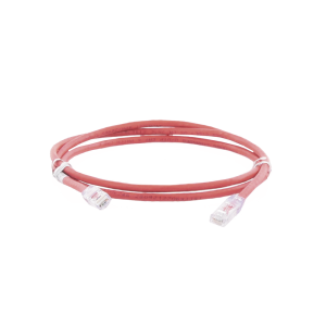 Cable de Parcheo UTP Categor?a 6, con Plug Modular en Cada Extremo - 1.5 Metros (4.92 Pies) - Rojo