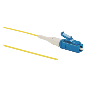 Pigtail de Fibra ?ptica LC Simplex, Monomodo OS2 9/125, 900um, Color Amarillo, 1 Metro (3.28 Pies)