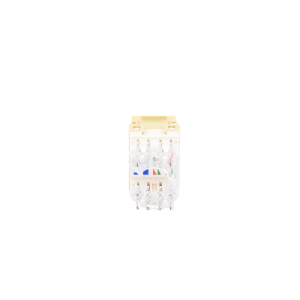 Conector Jack Estilo 110 (de Impacto), Tipo Keystone, Categor?a 5e, de 8 Posiciones y 8 Cables, Color Marfil