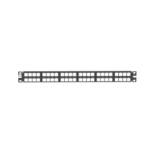 Panel de Parcheo Modular de Alta Densidad, Keystone (Sin Conectores), Identificaci?n con Etiqueta Adhesiva, de 48 Puertos en 1 UR