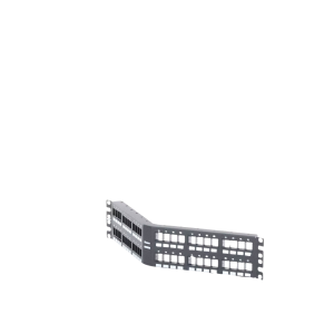 Panel de Parcheo Modular Keystone (Sin Conectores), Angulado, de 48 Puertos, 2UR
