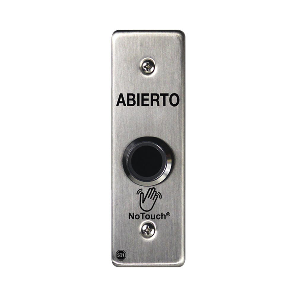 Interruptor IR NoTouch® de Acero Inoxidable, Montaje Delgado, Caja Posterior, ABIERTO - Image 3