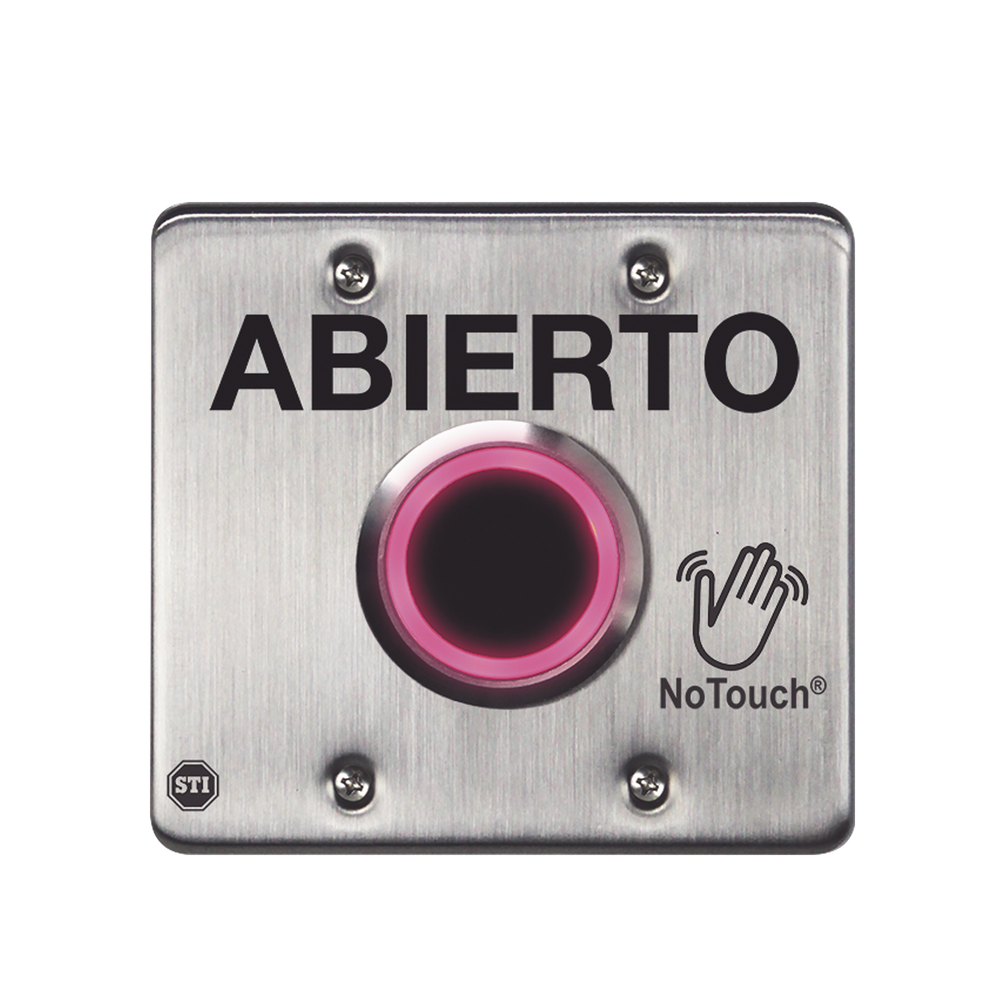 Interruptor IR NoTouch® de Acero Inoxidable, Salida Doble, ABIERTO - Image 2