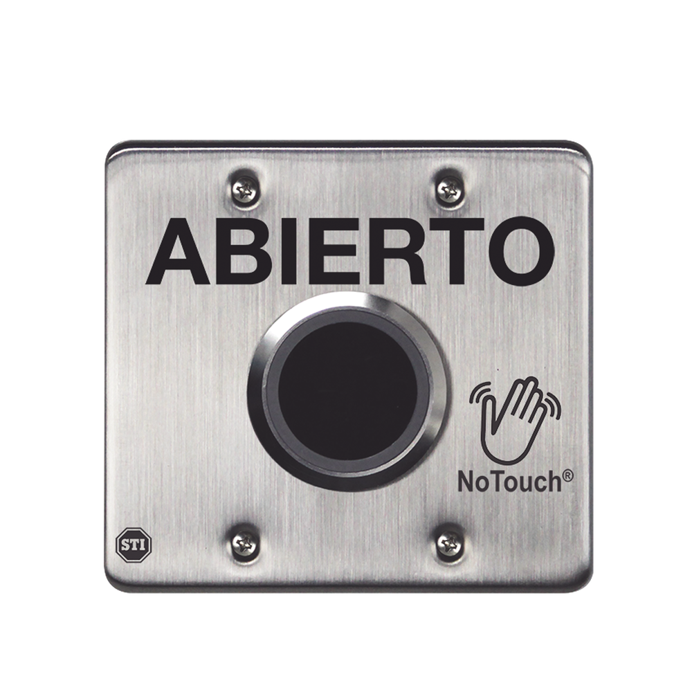 Interruptor IR NoTouch® de Acero Inoxidable, Salida Doble, ABIERTO - Image 3