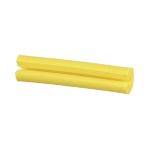 Manguito Porta Etiquetas de Identificaci?n, Para Fibra Simplex de 2 mm, 0.08 Pulgadas (2 mm) de Largo, Color Amarillo, Paquete de 100pz