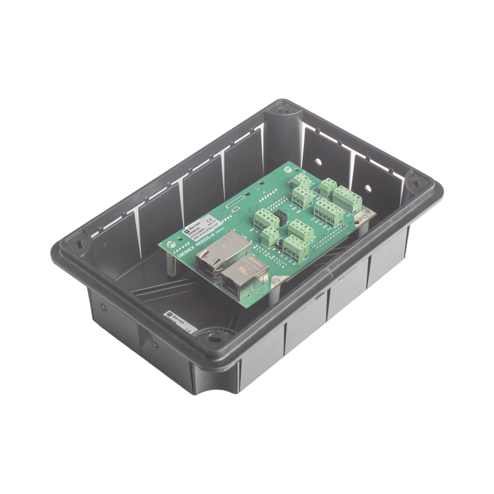Terminal de Habitación IP Empotrable para Hospitales / Bus RS485 / 12 Entradas Digitales / SIP / PoE / Compatible con NX1071 y NX1075 - Image 4