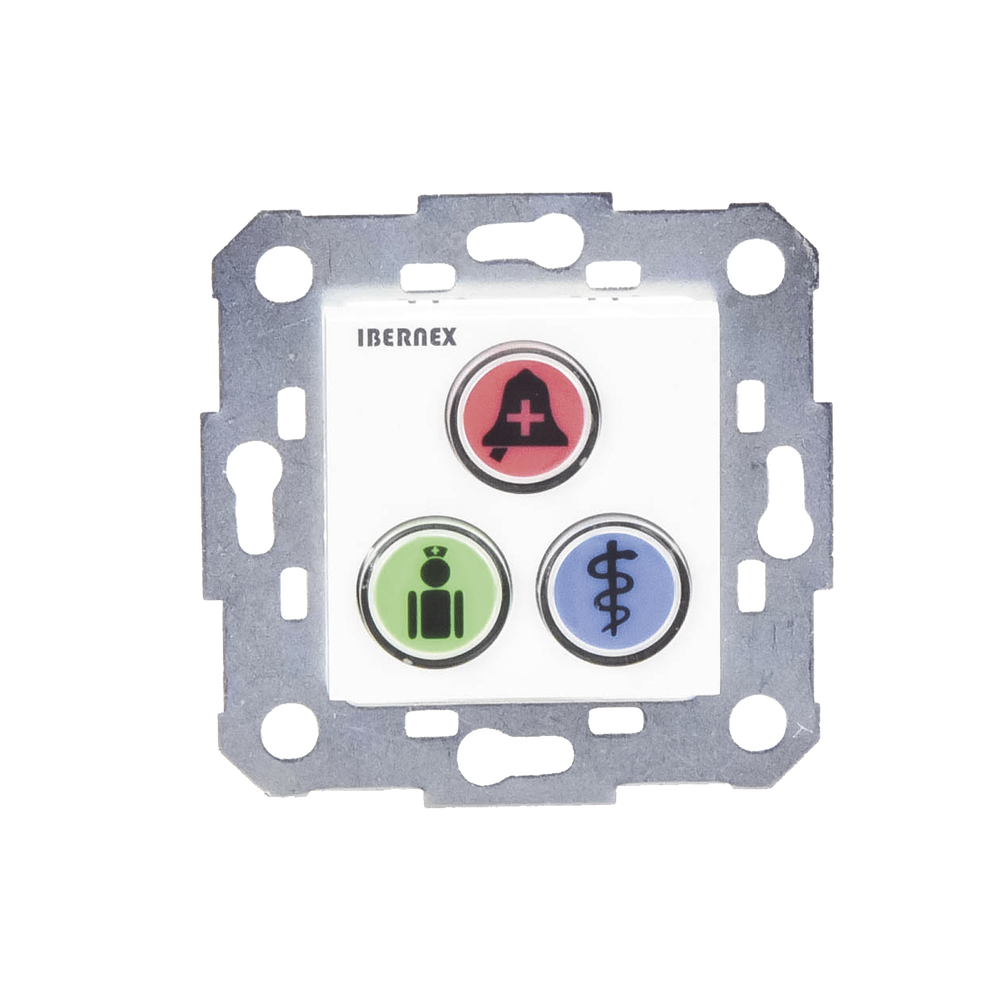 Modulo de 3 Botones iluminados para habitación de Hospital / Alarma / Cancelar y Código Azul / BUS RS485 / Compatible con NX0019/B, NX1021 Y NX0015 - Image 4