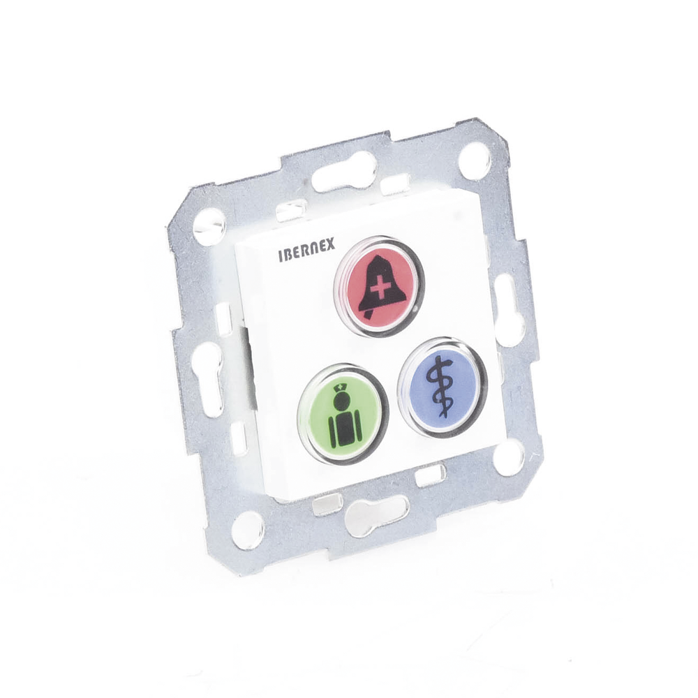 Modulo de 3 Botones iluminados para habitación de Hospital / Alarma / Cancelar y Código Azul / BUS RS485 / Compatible con NX0019/B, NX1021 Y NX0015 - Image 7