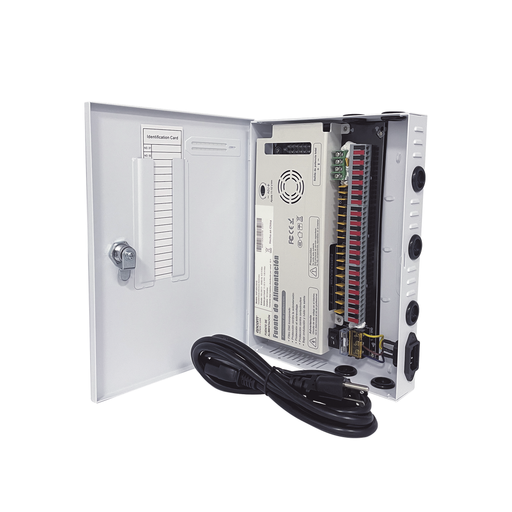 Fuente PREMIUM / 11-15 V / 18 canales / 30 A / Alta tecnología en seguridad / Doble ventilador / Hasta 1.85 Amperes por Salida / Filtro de Ruido por canal / Diseño de alta gama. - Image 6