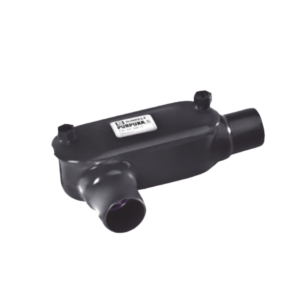 Caja Ovalada tipo LR con Recubrimiento Exterior de PVC de 1" (2 5.4 mm).