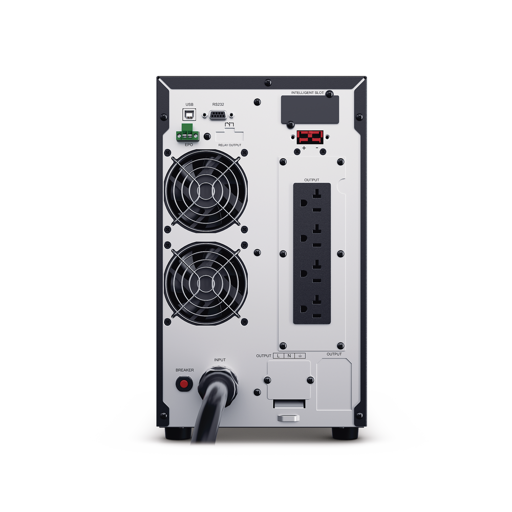 UPS de 3000 VA/2700 W, Online Doble Conversión, Entrada 120 Vca NEMA L5-30P, Onda Senoidal Pura, Tipo Torre, Con 4 Tomas NEMA 5-20R y 1 Block Hardwired - Image 3