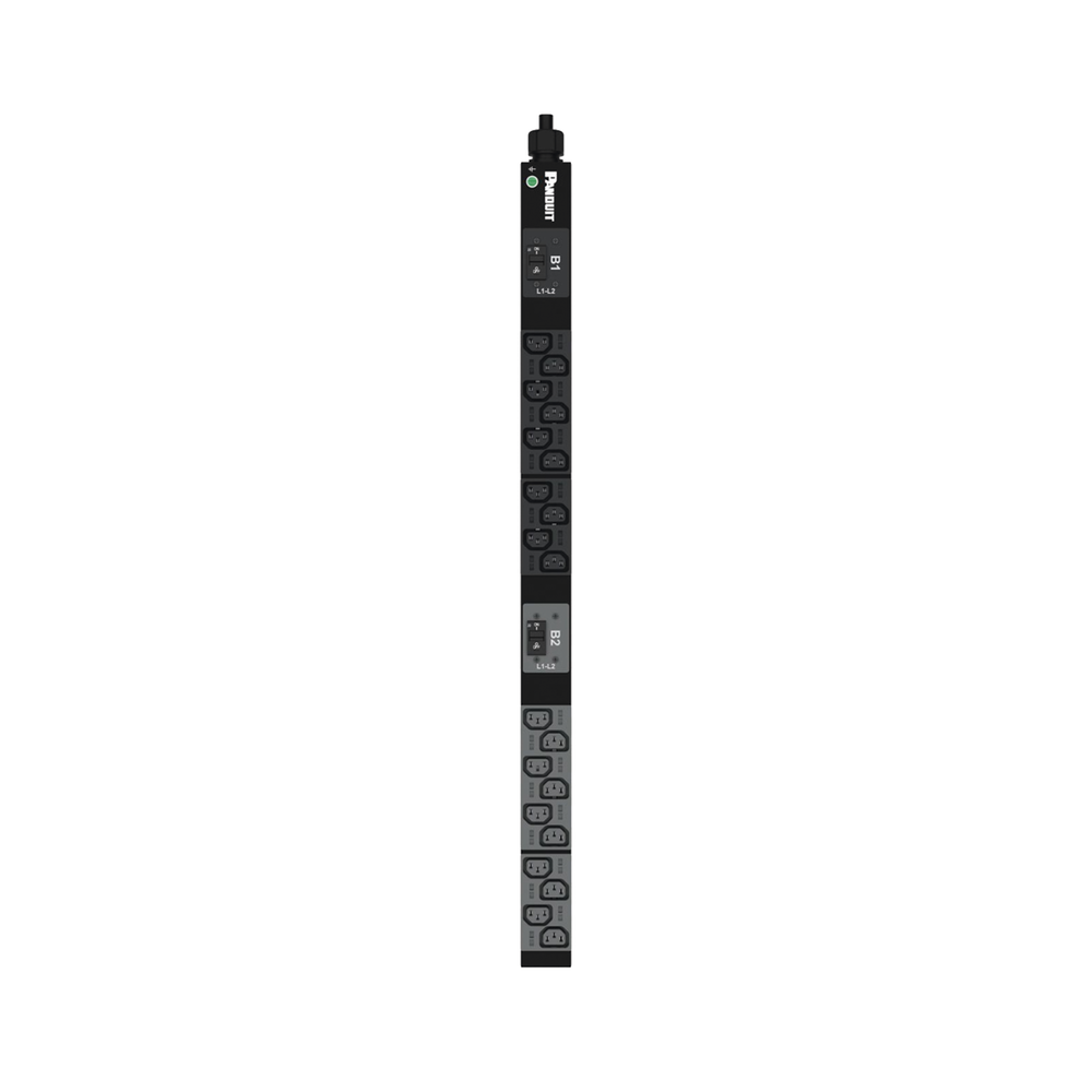 PDU Básico para Distribución de Energía, Enchufe de Entrada NEMA L6-30P, Con 20 Salidas C13, de Instalación Vertical, 208 Vca, 30 Amp - Imagen 2