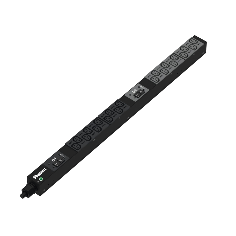 PDU Básico para Distribución de Energía, Enchufe de Entrada NEMA L6-30P, Con 20 Salidas C13, de Instalación Vertical, 208 Vca, 30 Amp - Imagen 3