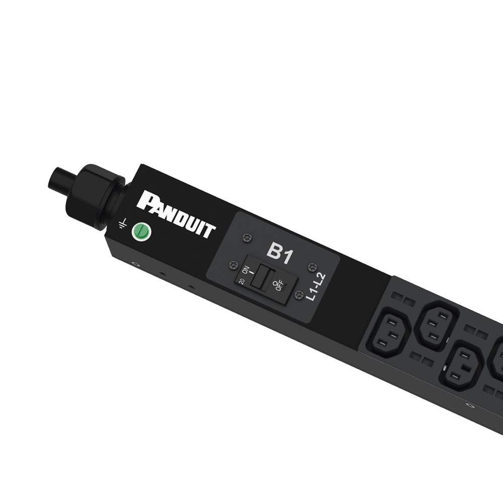 PDU Básico para Distribución de Energía, Enchufe de Entrada NEMA L6-30P, Con 20 Salidas C13, de Instalación Vertical, 208 Vca, 30 Amp - Imagen 4