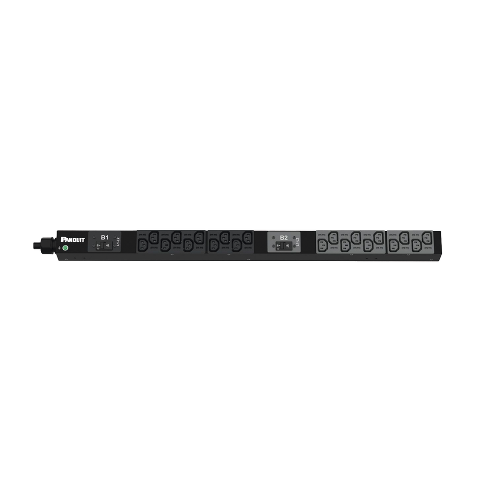 PDU Básico para Distribución de Energía, Enchufe de Entrada NEMA L6-30P, Con 20 Salidas C13, de Instalación Vertical, 208 Vca, 30 Amp