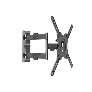 Montaje de Pared Articulado para Monitor de 32-55" / Soporta hasta 27.2 Kg / Vesa 400 x 400 / 100 x 100 / Acero / Separación a Pared de 5 cm a 40 cm