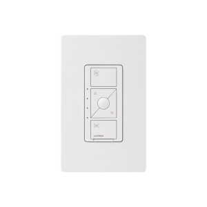(Caseta Wireless) Control de velocidad inalámbrico para ventilador de techo, un solo polo.