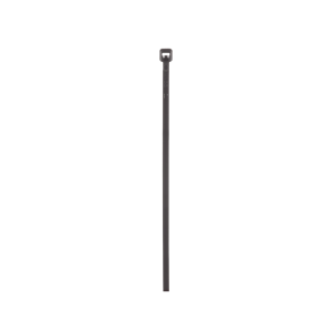Cincho de Nylon 6.6 de Bloqueo, 203 mm largo x 2.5mm ancho, Color Negro, Exterior Resistente a Rayos UV, Paquete de 100pz