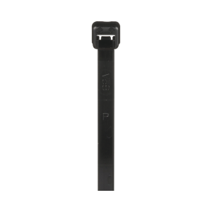 Cincho de Nylon 6.6 de Bloqueo, 188 mm largo x 4.8mm ancho, Color Negro, Exterior Resistente a Rayos UV, Paquete de 1000pz
