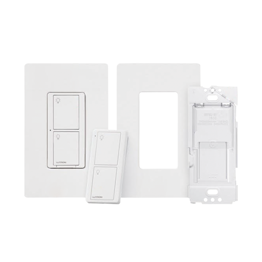(Caseta Wireless) Kit, Apagador, base para empotrar en pared el control remoto PICO, tapa, ideal para el control de iluminación,. - Image 2