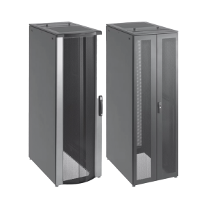 Gabinete de Telecomunicaciones de 42 UR ProLine FloTek, 600 mm de Ancho, 1000 mm de Profundidad, Color Negro