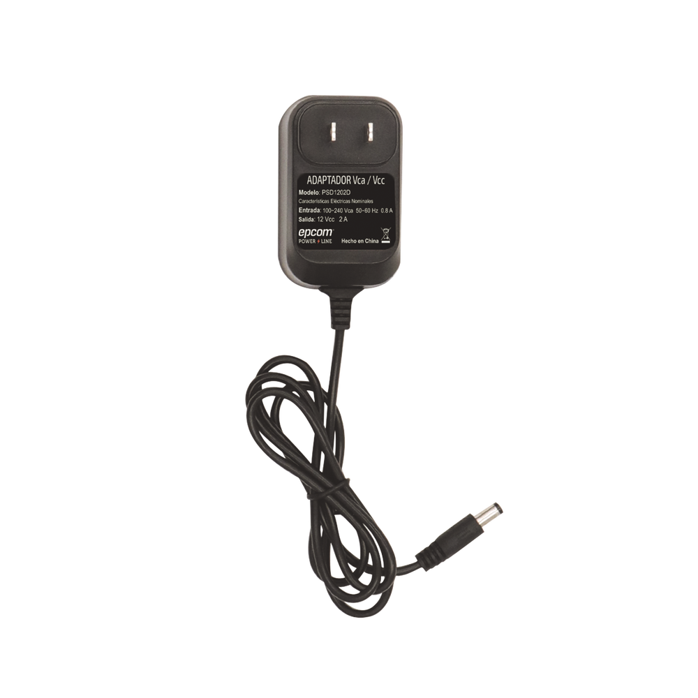 Fuente de Poder de 12 Vcc Regulada / 2 Amp / Voltaje de Entrada de 100 - 240 VCA / Longitud del cable 96 cms. - Image 2