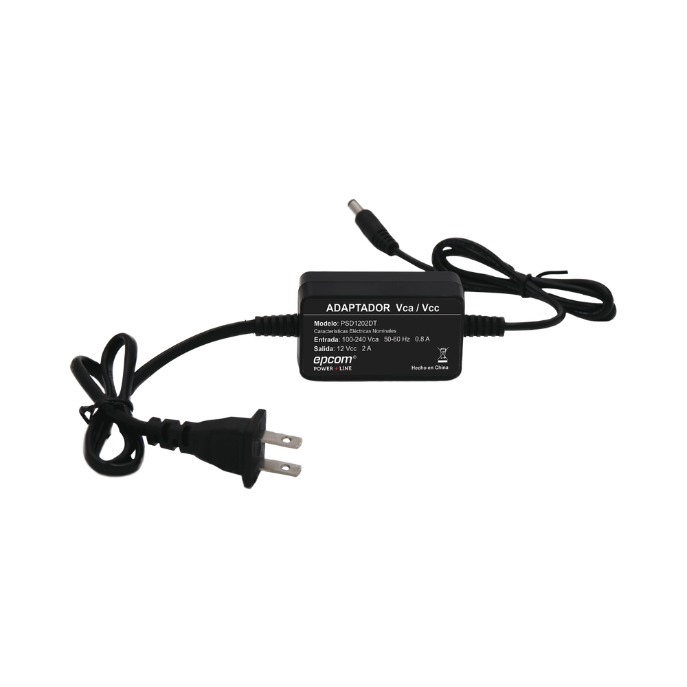 Fuente de Poder 12 Vcc / 2 Amp / Con Terminales de Extensión / Distancias de cable hacia Vca 50 cm / Distancia de cable hacia dispositivo de 50 cm - Image 2