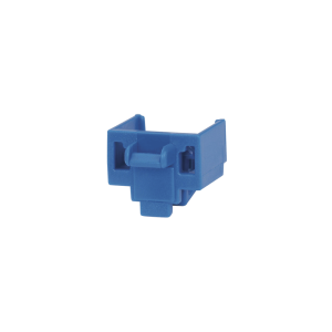 Kit de 10 Dispositivos para Bloquear Puertos Jack RJ45, Color Azul, Incluye Llave de Extracci?n